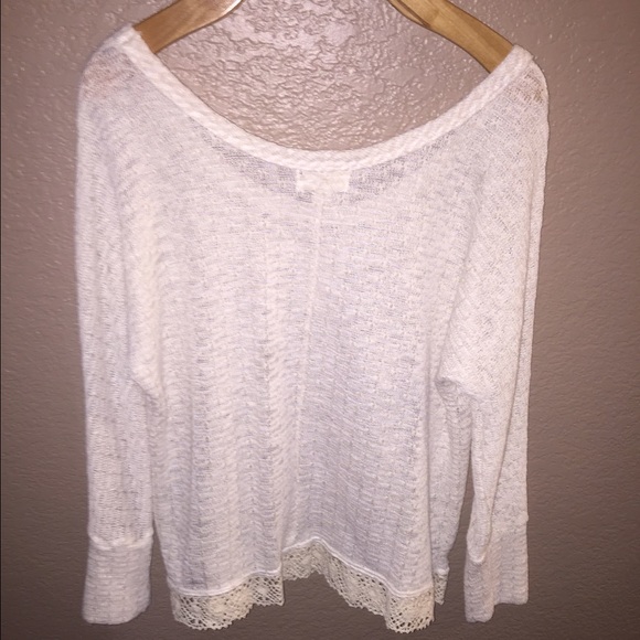 Pacsun creme sweater - Picture 2 of 2