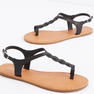 🌟 NWT Cute black sandals