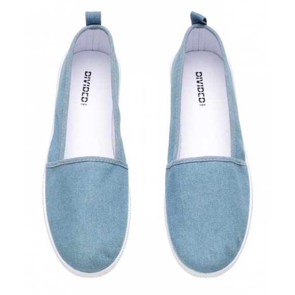 Denim Slip-On Espadrilles