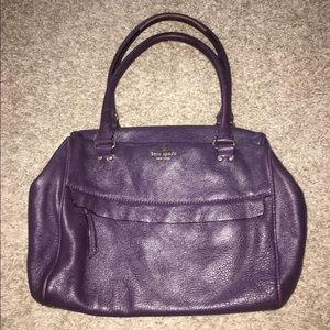 Purple Kate spade shoulder bag
