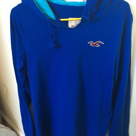 Blue hollister hoodie