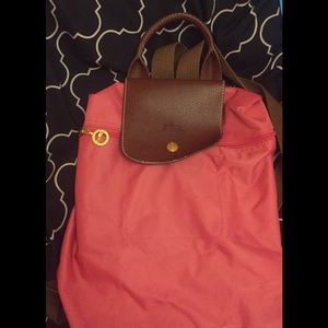 Backpack, pink (similar to Longchamp)