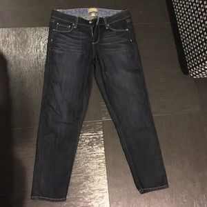 Cropped page jeans that have never been worn