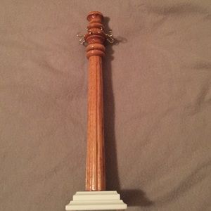 Handmade Wooden Necklace Holder