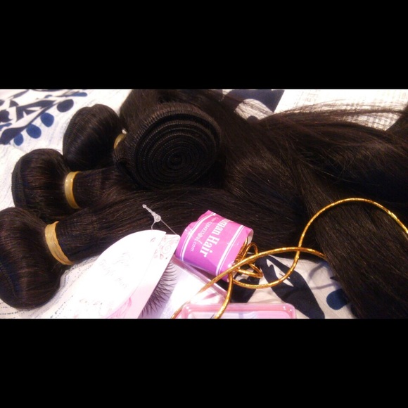 Brazilian Virgin Hair Straight 4 Bundles HumanHair - Picture 4 of 4
