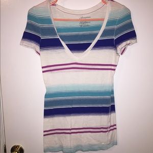 AEO. short-sleeve stripped tee.