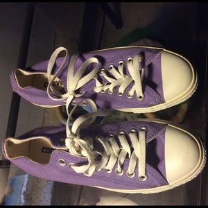 Purple Converse (Like New)