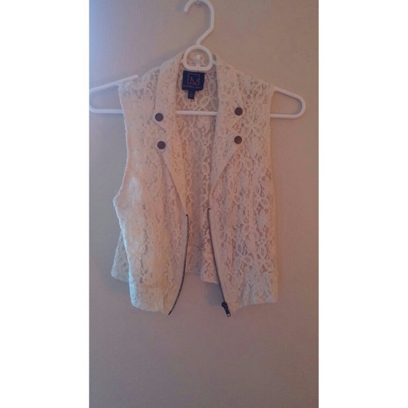 Zipper Lace Crop Top