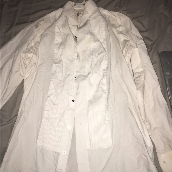 White tux shirt - Picture 1 of 3