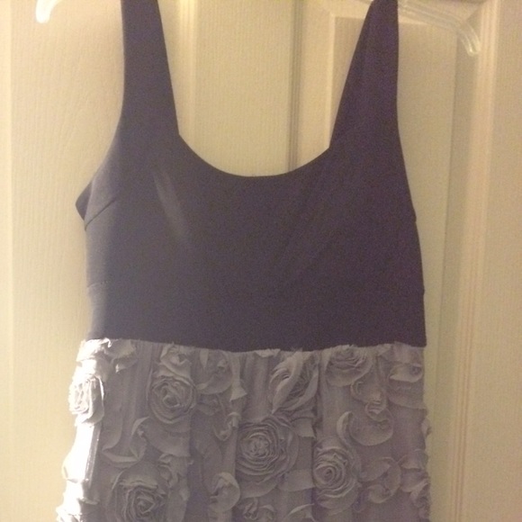 Black and gray dress