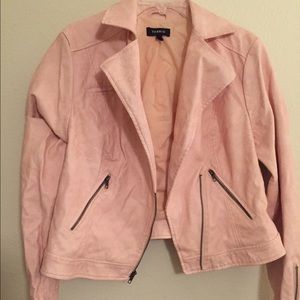 Pink Torrid Faux Leather Jacket