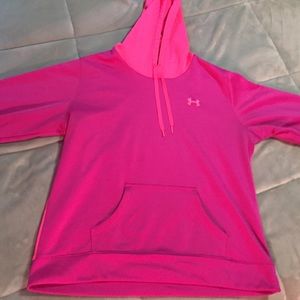 Pink Under Armour hoodie