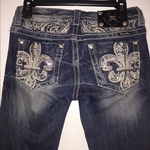Miss Me jeans. Size 26. Slim Boot.  Used.
