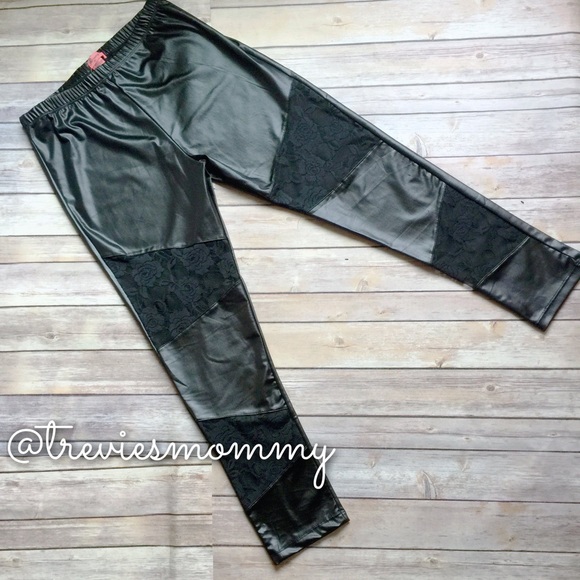 Riviera Pants - ➕🌺CLEARANCE🌺NWOT lace and leather leggings