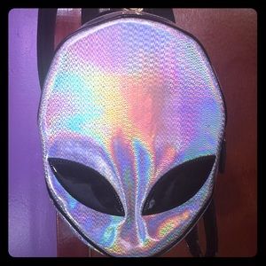 👽 90s hologram alien backpack 👽