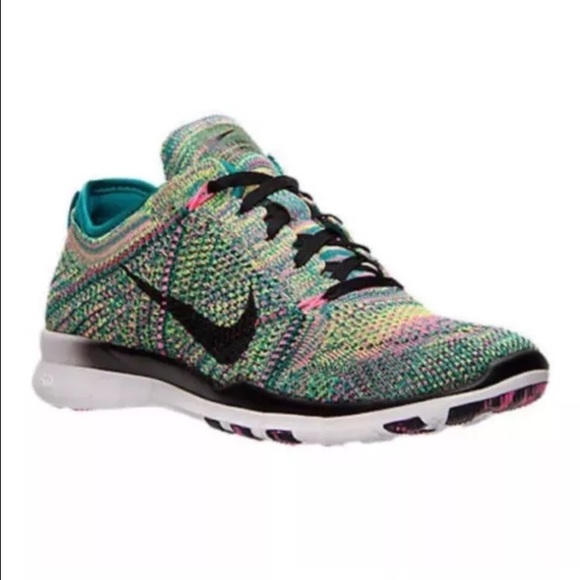 Nike Shoes - New Womens Nike Free TR Flyknit Multicolor SZ 6