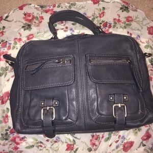 Banana Republic Black Leather Purse