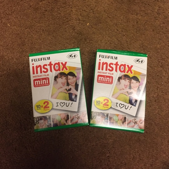 2 packs of instax mini film PURCHASED ON Ⓜ️ERCARI