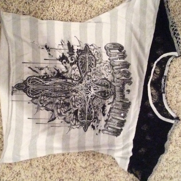 Crash and Burn Bling Tee