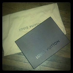 Authentic Louis Vuitton Storage Box & Dust Bag