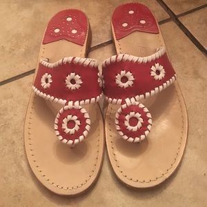 Red & White Jack Rogers
