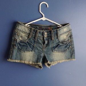Mudd cut off denim shorts size 9