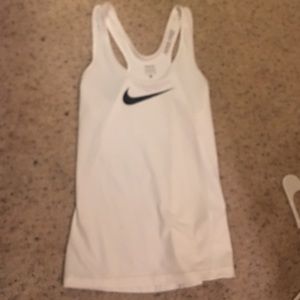 Nike Pro White Tank