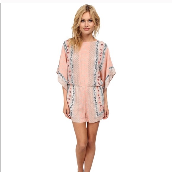 BCBGMaxAzria Pants - BCBGMaxazria Floral Romper