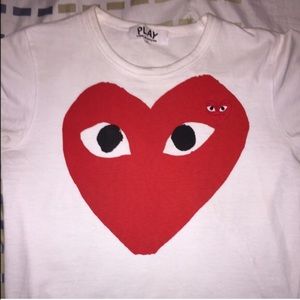 Cdg play Comme des garcon tee supreme bape