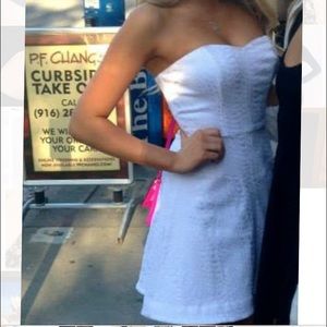 White Bebe sun dress