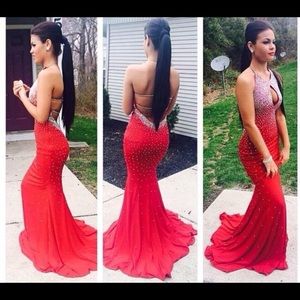 SOLD Red jovani prom dress 90640