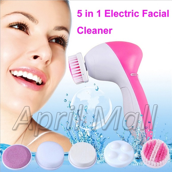 5 in 1 Facial Cleanser Brush Massager. Brand New
