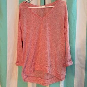 Comfy pink 3/4 sleeve top