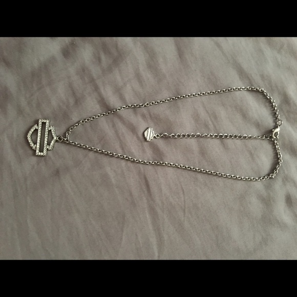 Harley Davidson bar and shield necklace