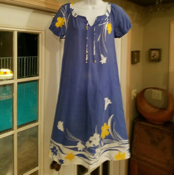 VINTAGE MALAMA SOPHISTICATES  HAWAII HOUSE COAT