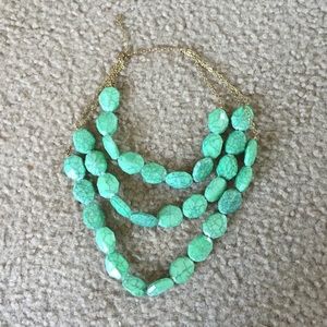 Urban Outfitters Triple Turquoise Necklace