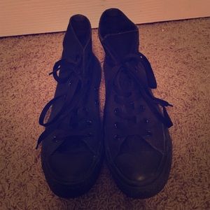 Black High Top Converse