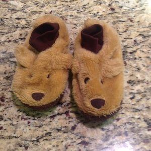 LL Bean puppy dog slippers toddler 11/12