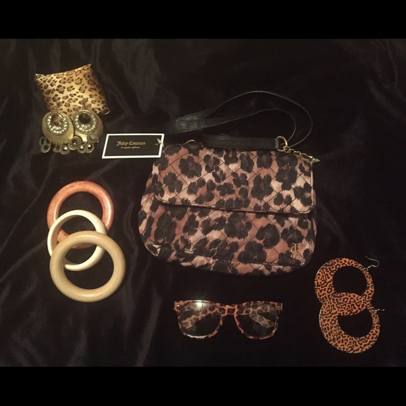 Juicy Couture  Leopard Cross Body Purse