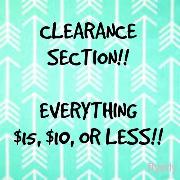 Other - 🚨 CLEARANCE SECTION 🚨 $15, $10, and below!!