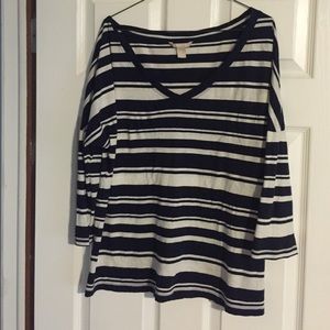 Banana Republic quarter-sleeve shirt