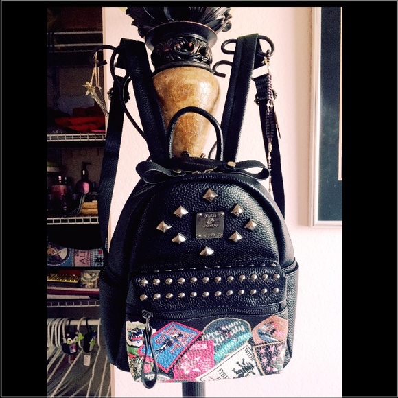 Black Mini Backpack