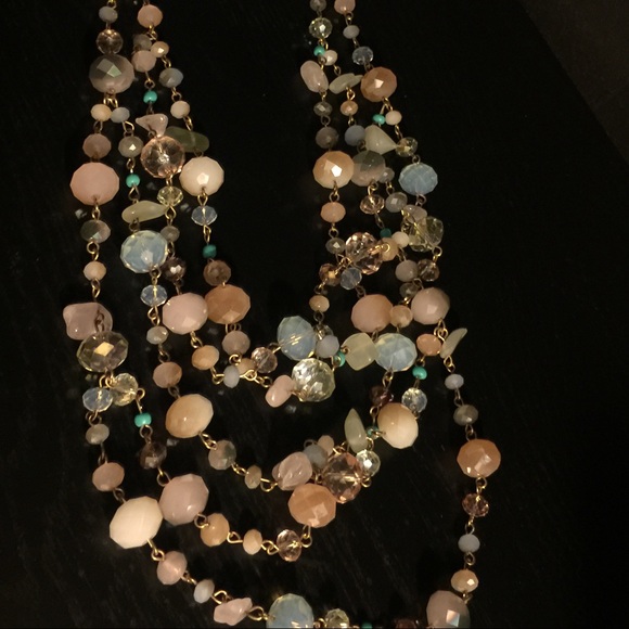 ALDO Jewelry - Multicolored gem necklace