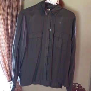 Long sleeved button up shirt
