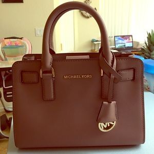 💜SOLD💜 Michael Kors dusty rose Dillon satchel