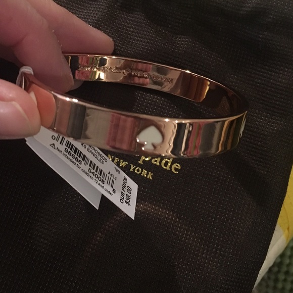 kate spade Jewelry - NWT: Kate Spade Rose Gold colored bangle
