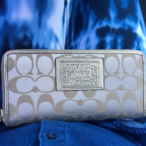 Gold Coach wallet!!