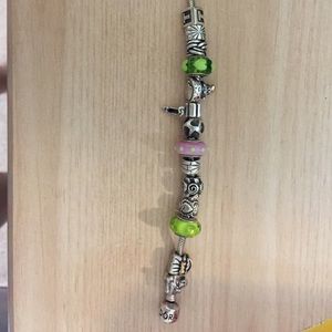 Pandora bracelet with charms