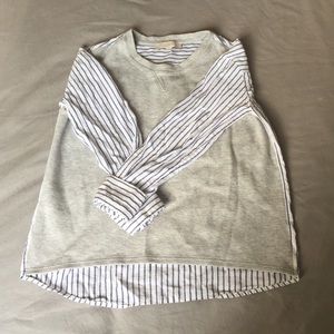 Loft mixed media top