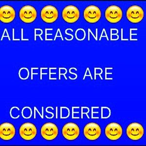 😊ALL REASONABLE OFFERS ARE CONSIDERED😊